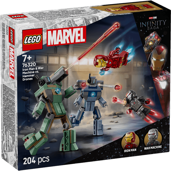 LEGO Super Heroes Marvel - Iron Man &amp; War Machine vs. Hammer Drones