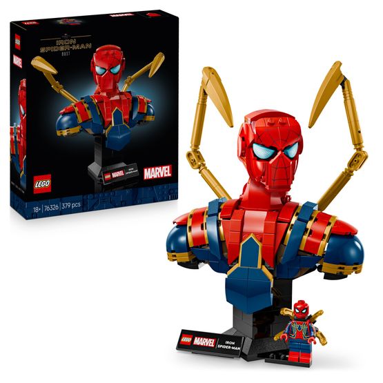 LEGO Super Heroes Marvel Iron - Spider-Man Bust Collectible Adult Building Set