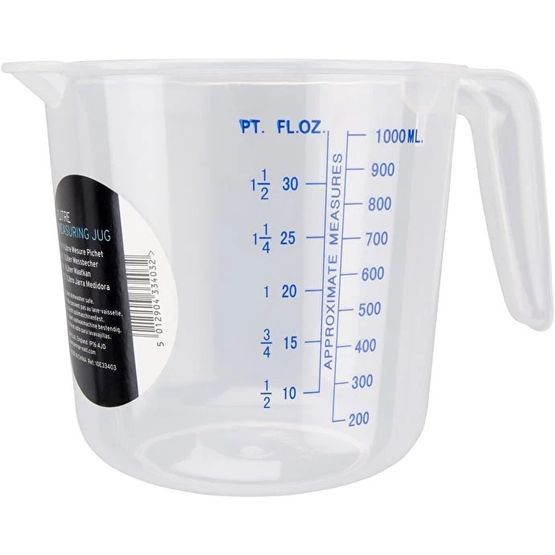 Chef Aid - Food Prep - 1L Plastic Measuring Jug
