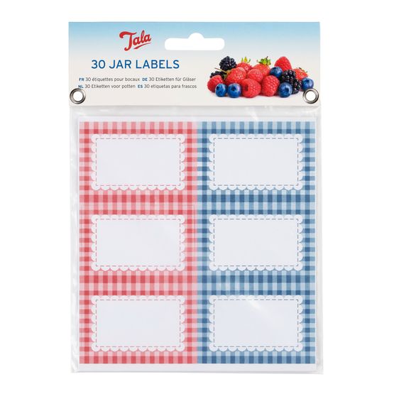 Gingham Design Labels