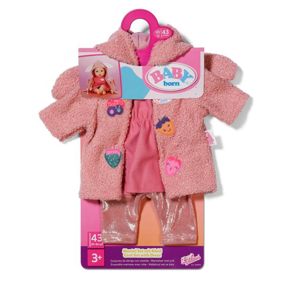 BABY born - Coat Set with Dress 43cm
