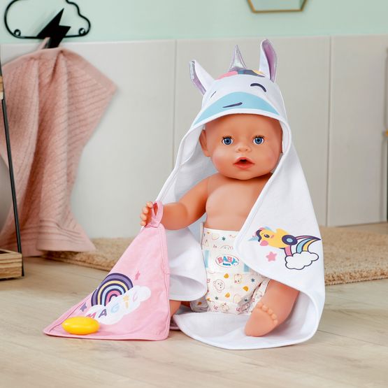 BABY born - Hooded Towel Set Unicorn