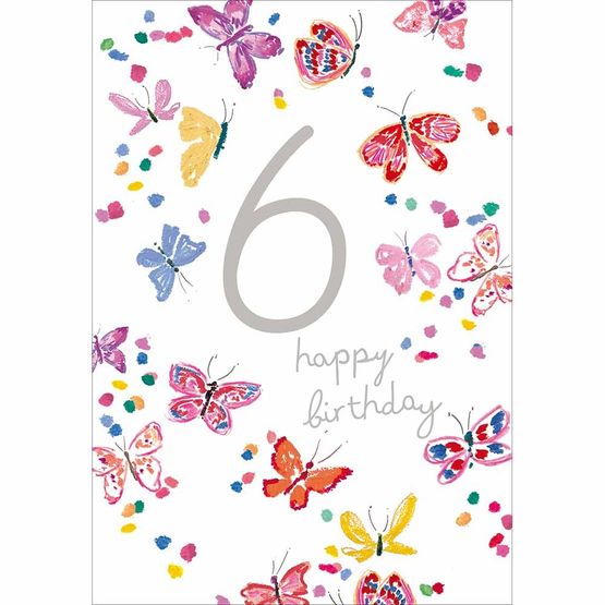 Sixth Birthday Butterflies