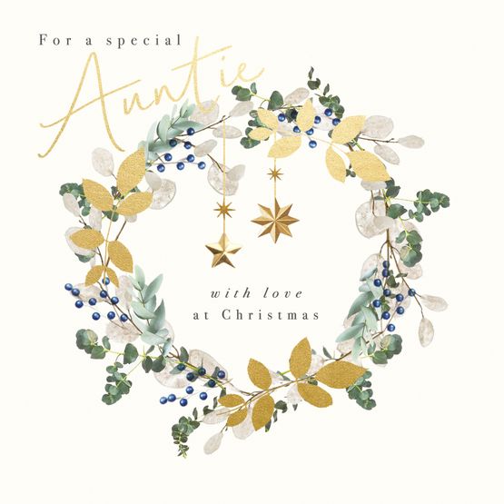 Christmas Card - Auntie