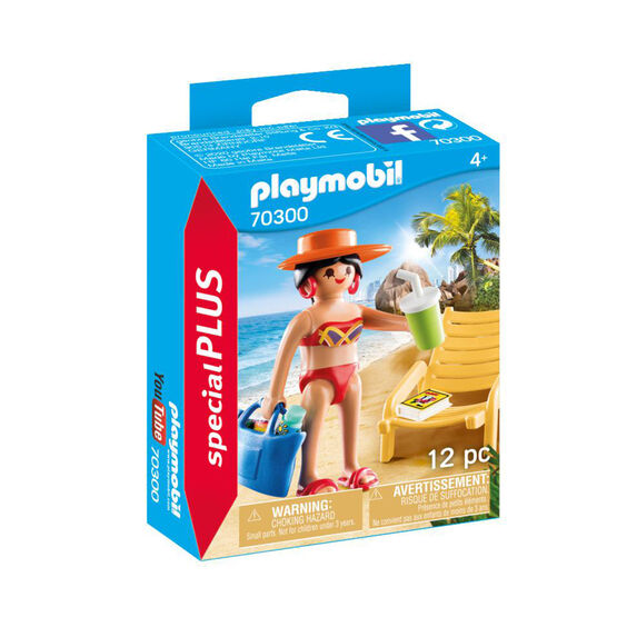 Playmobil - Special Plus - Sunbather with Lounge Chair - 70300