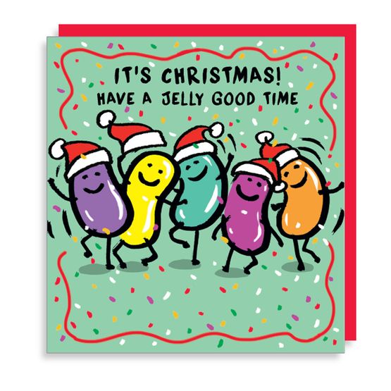 Christmas Card - Jelly Beans