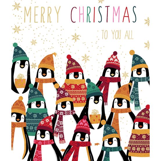 Christmas Card - Penguins To You All