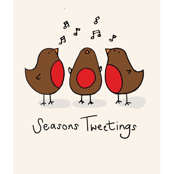Christmas Card - Season's Tweetings