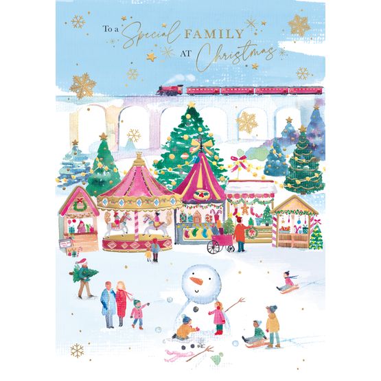 Christmas Card - Winter Fairground