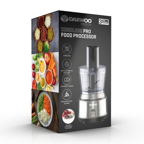 Daewoo - Cordless Pro Food Processor