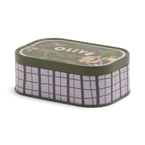 Paddywax - Bistro Fig &amp; Olive Printed Tin Candle