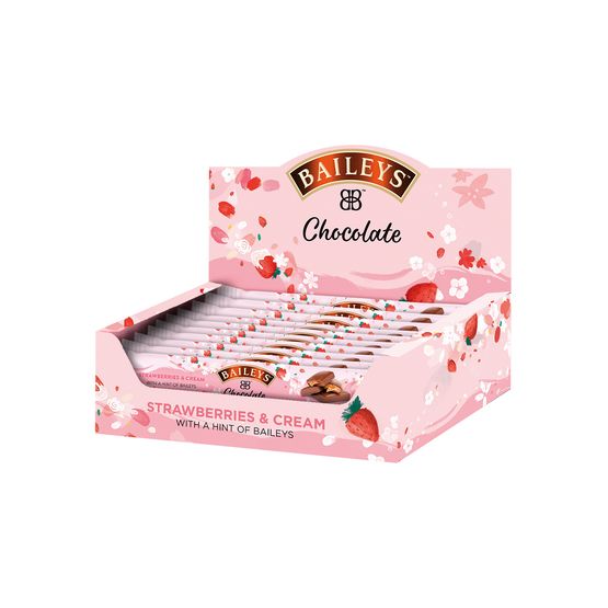 Baileys - Milk Chocolate Strawberries &amp; Cream Single  Bar