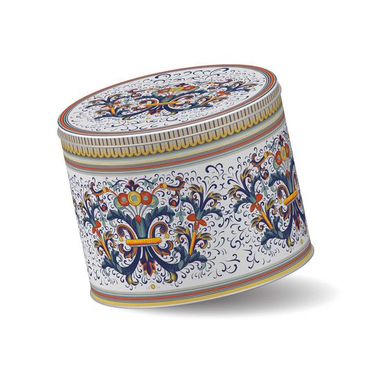 Ore Liete - Deruta Gift Tin with Panettone