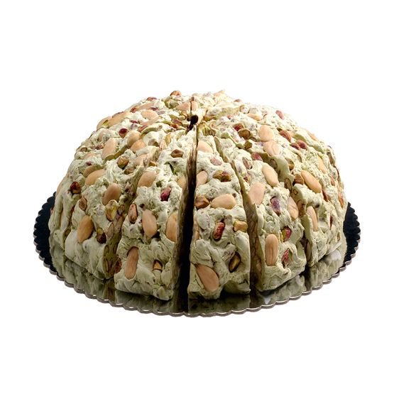 Rivollini - Pistachio Flavoured Soft Nougat Cake Slice