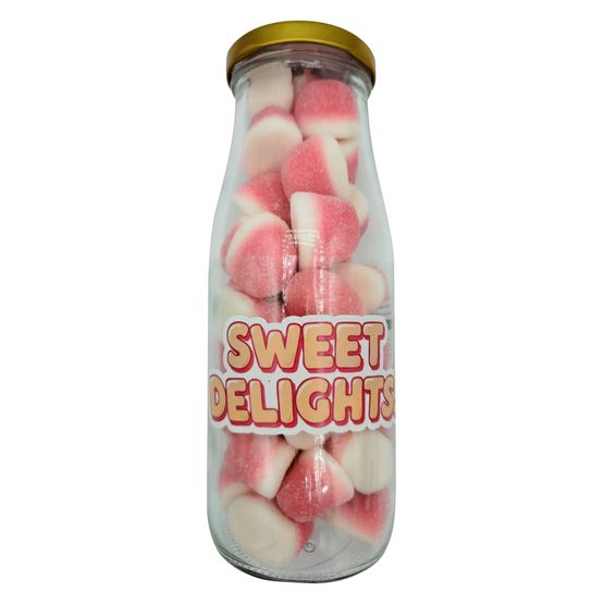 Sweets &amp; Treats - Bottle Of Strawberry &amp; Cream Kisses 300g
