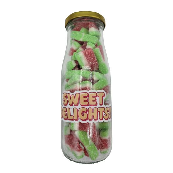 Sweets &amp; Treats - Bottle Of Watermelon Sour Slices 300g