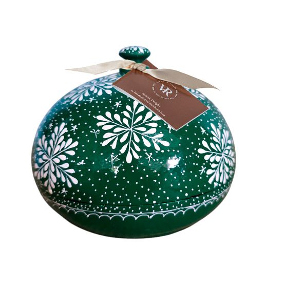 Van Roy - Snowflake Bonbonniere with Rose &amp; Lemon Turkish Delight