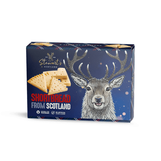 Stewart's - Highland Stag  Pack Assorted Shortbread Box