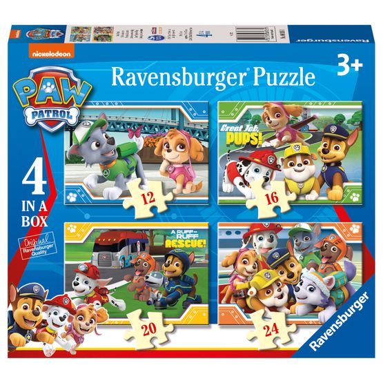 Ravensburger - Paw Patrol 4 in a Box Puzzles Jigsaw Puzzle