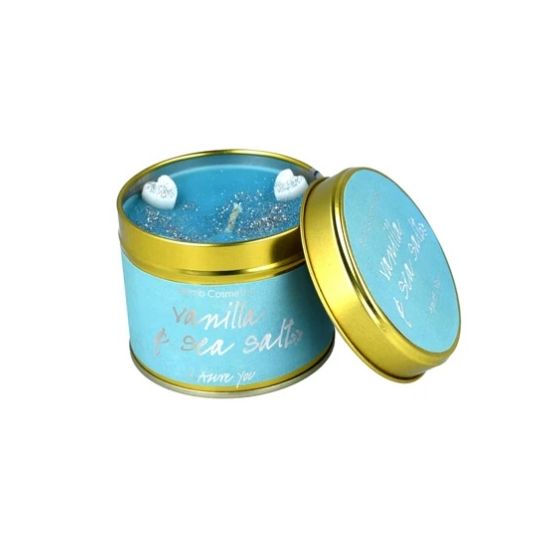 Bomb Cosmetics - Vanilla &amp; Sea Salt Tin Candle
