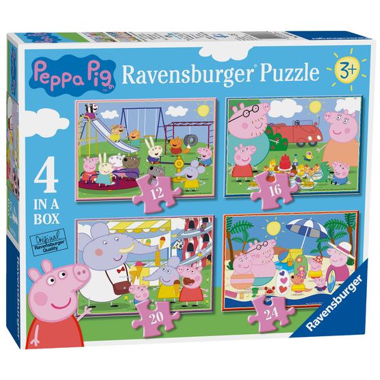 Ravensburger - Peppa Pig 4-in-a-Box Jigsaw Puzzle