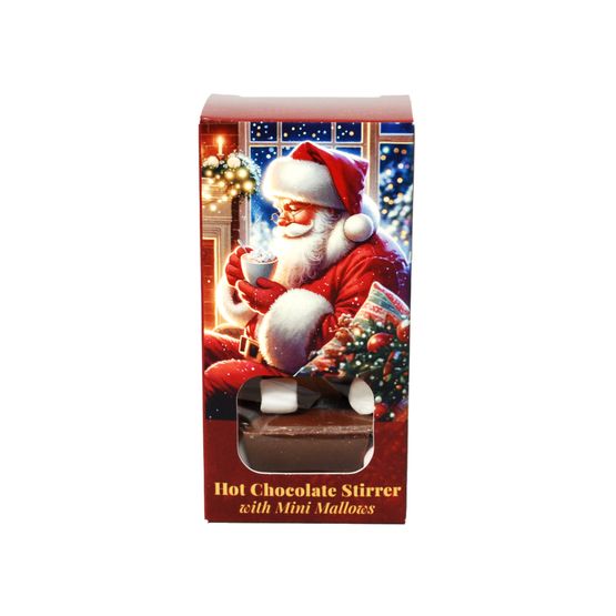 Farrah's - Xmas Milk Chocolate Stirrer With Mallows
