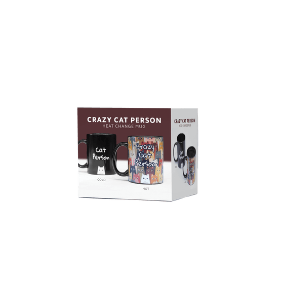 pikkii. - Crazy Cat Person Heat Change Mug