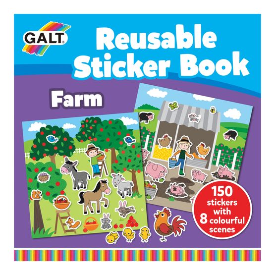 GALT - Reusable Sticker Book - Farm
