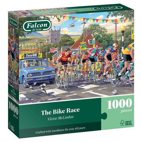 Jumbo - Falcon de Luxe The Bike Race 1000 Piece Puzzle