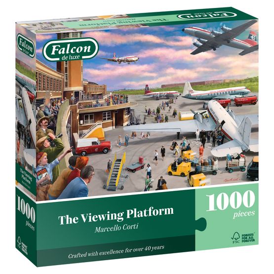 Jumbo - Falcon de Luxe The Viewing Platform 1000 Piece Puzzle
