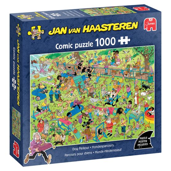 Jumbo - Jan van Haasteren Dog Parkour 1000 Piece Puzzle