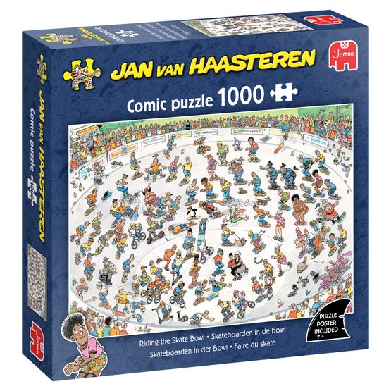 Jumbo - Jan van Haasteren Riding the Skate Bowl 1000 Piece Puzzle