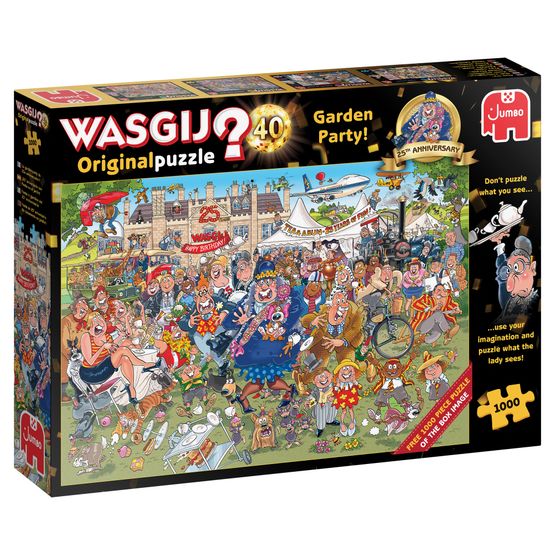 Jumbo - Wasgij Original 40 25th Anniversary Garden Party 1000 Piece Puzzle Piece