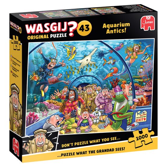 Jumbo - Wasgij Original 43 Aquarium Antics 1000 Piece Puzzle