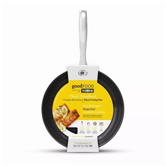 Good Food - Hard Anodized 24cm Non-Stick Frying Pan