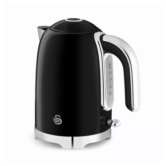 Swan - Solace 1.7L Stainless Steel Kettle - Black