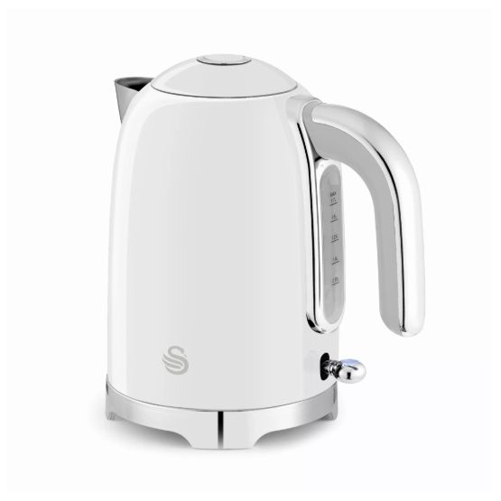 Swan - Solace 1.7L Stainless Steel Kettle - White