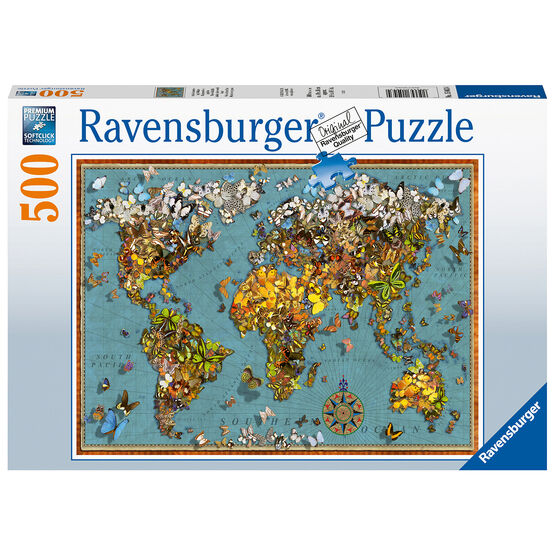 Ravensburger - World of Butterflies 500 Piece Puzzle - 15043