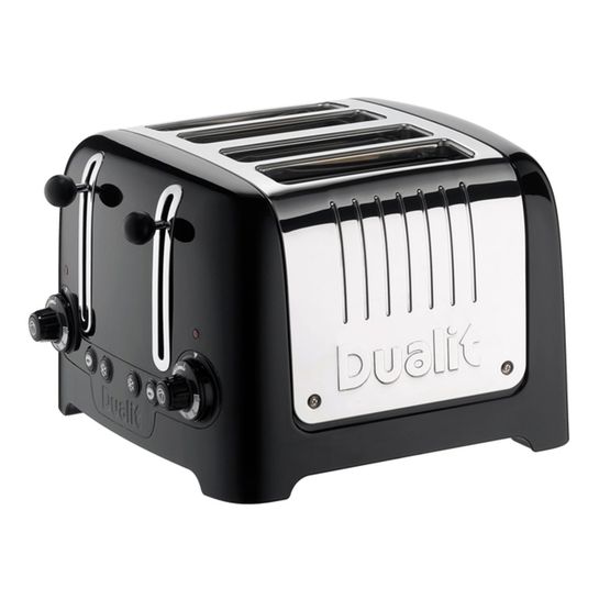 Dualit - Lite 4 Slot Toaster - Gloss Black