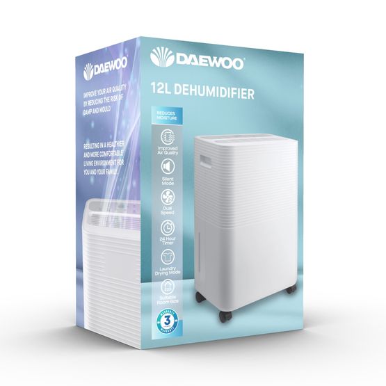 Daewoo - Dehumidifier - 12l