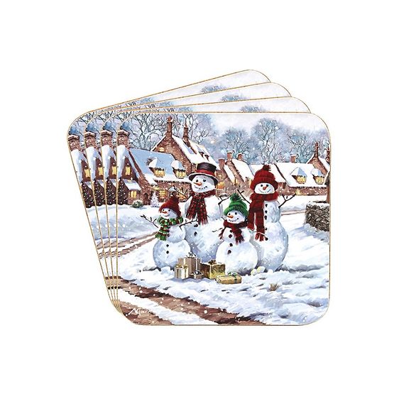 Joe Davies - Macneil Snowman Coaster Set of 4