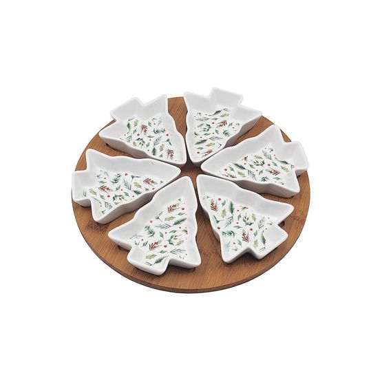 Joe Davies - Tree Dishes Round Bamboo Tray