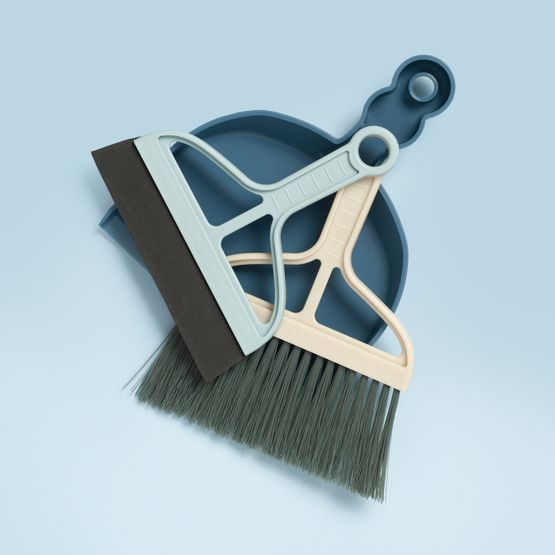 Kilo - Mini Dustpan &amp; Brush Set Natural Single
