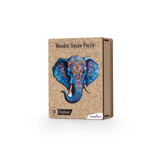 Recent Toys - Elephant Wooden Puzzle