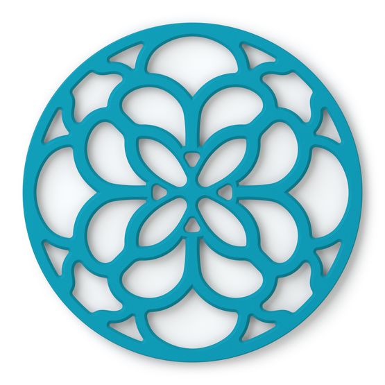 Zeal - Circular Trivet Mat Aqua Single