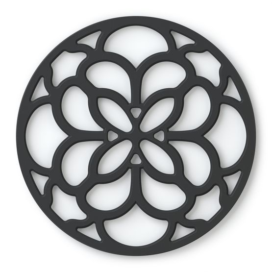 Zeal - Circular Trivet Mat Black Single