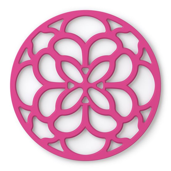 Zeal - Circular Trivet Mat Neon Pink Single