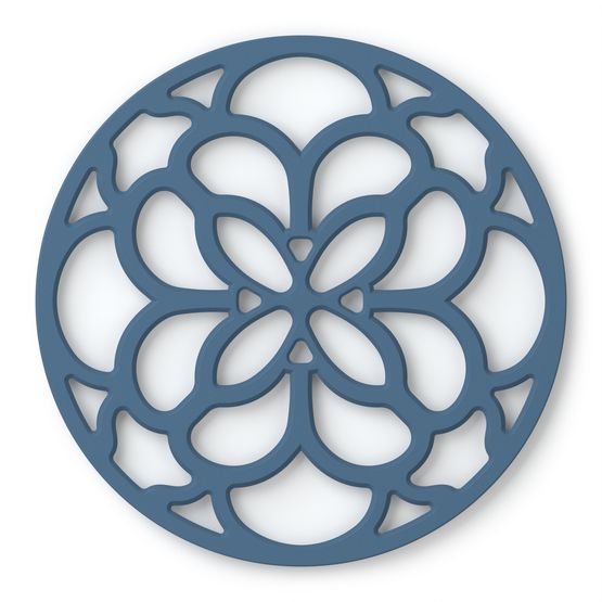 Zeal - Circular Trivet Mat Provence Blue Single