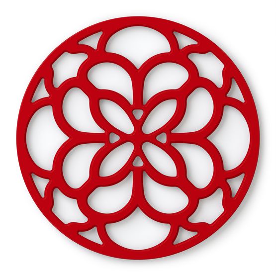 Zeal - Circular Trivet Mat Red Single