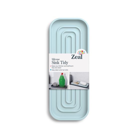 Zeal - Silicone Sink Tidy Duck Egg Blue